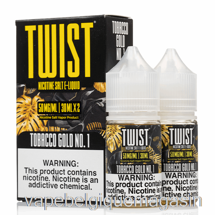 Vape Jus Tabac Or No. 1 - E-liquide Sel Twist - 60ml 35mg